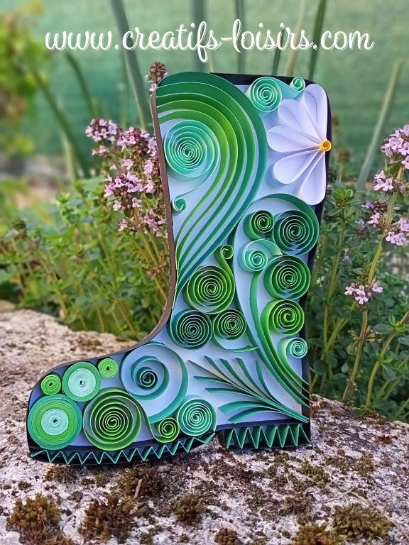 Quilling : botte de jardin