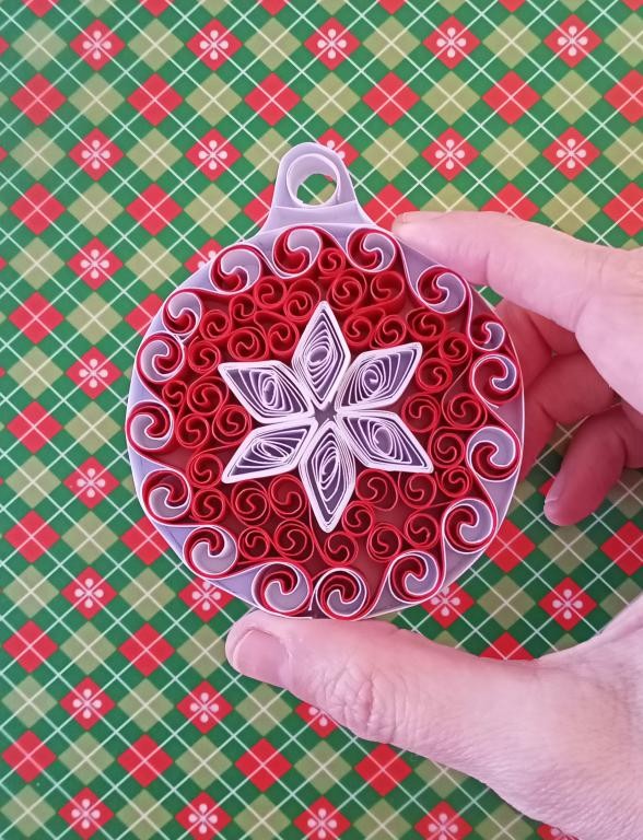 Boule kit quilling Noël