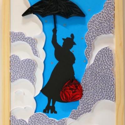 Tableau quilling Mary Poppins