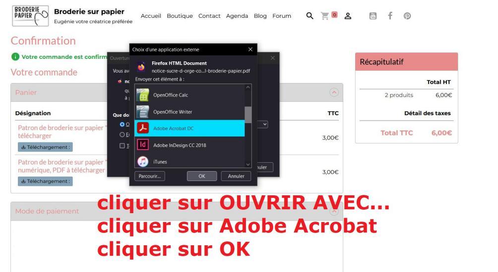 06 ouvrir avec adobe acrobat