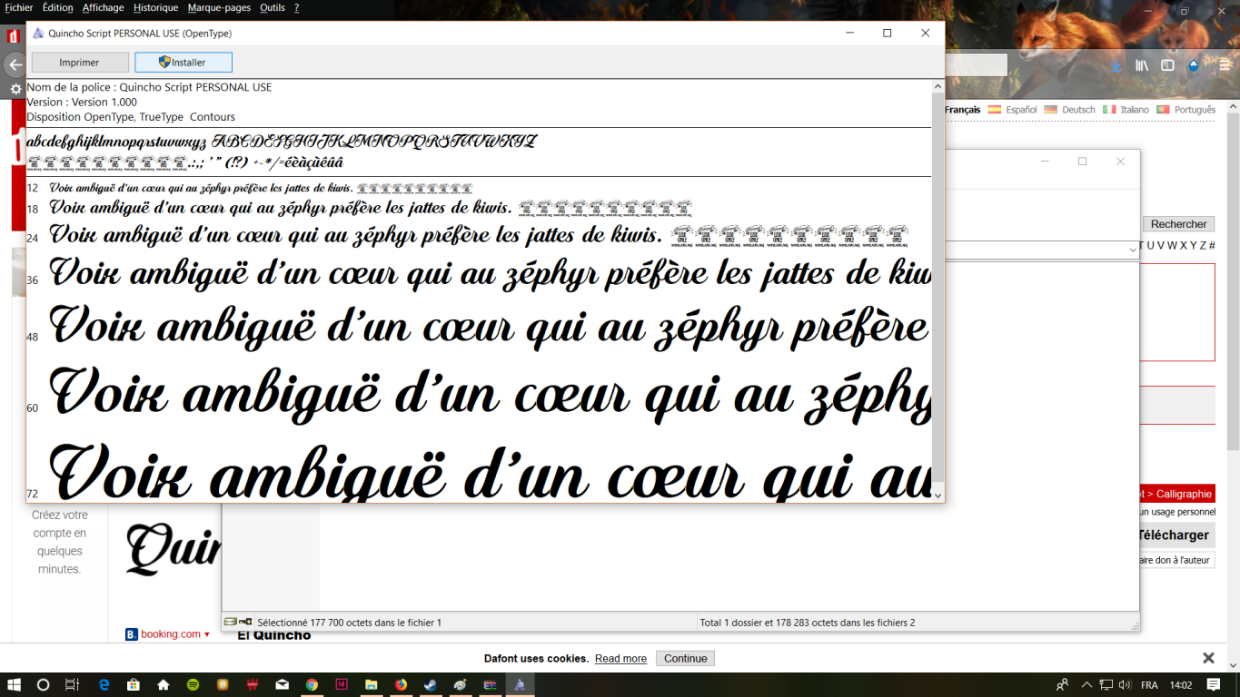 07 cliquer sur installer tuto quilling