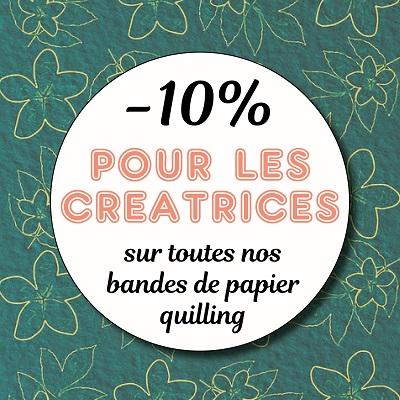 10 creatrice quilling bande papier roule promo bon plan diy loisir creatif