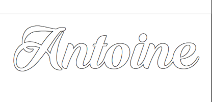 10 patron pour tableau prenom quilling antoine