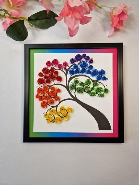 12 tuto quilling arbre de vie facile gratuit debutant diy paper craft tableau