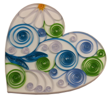 160g 3mm coeur papier quilling paperolles diy loisirs creatifs spirale vert bleu blanc fleur