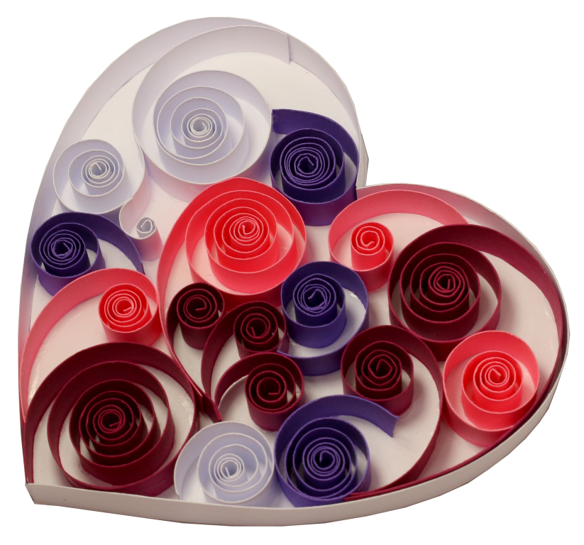 1cm 120g coeur bande papier quilling spirale roule eugenie