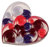 1cm 120g coeur papier quilling paperolles diy loisirs creatifs spirale