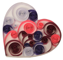 1cm 160g coeur papier quilling paperolles diy loisirs creatifs spirale
