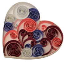 1cm 270g coeur papier quilling paperolles diy loisirs creatifs spirale