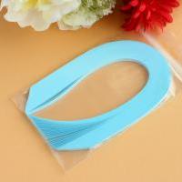 30 bande papier quilling loisir creatif eugenie bleu clair