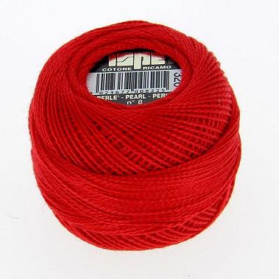 326 rouge fil coton perle 8 bobine broderie papier loisirs creatif eugenie