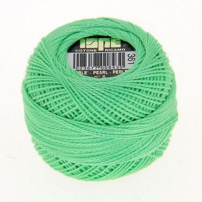 361 vert fil coton perle 8 bobine broderie papier loisirs creatif eugenie