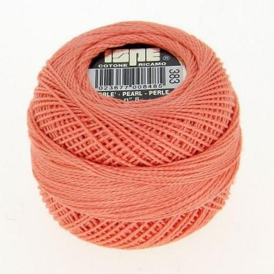 Bobine de coton perlé n°8 : CORAIL 383