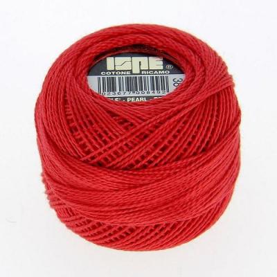 Bobine de coton perlé n°8 : ROUGE, 384