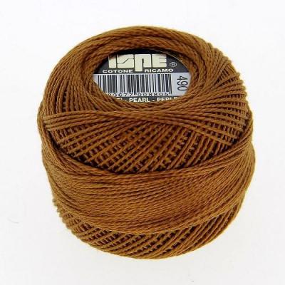 Bobine de coton perlé n°8 : MARRON 490