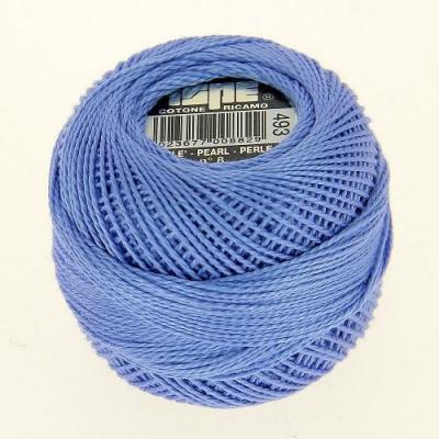 Bobine de coton perlé n°8 : BLEU 493