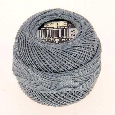 512 gris fil coton perle 8 bobine broderie papier loisirs creatif eugenie