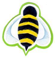 Abeille insecte broderie papier guepe loisir creatif eugenie patron modele
