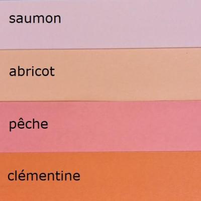100 bandes de papier quilling assortiment ORANGES CLAIRS  - 160g - 5mm