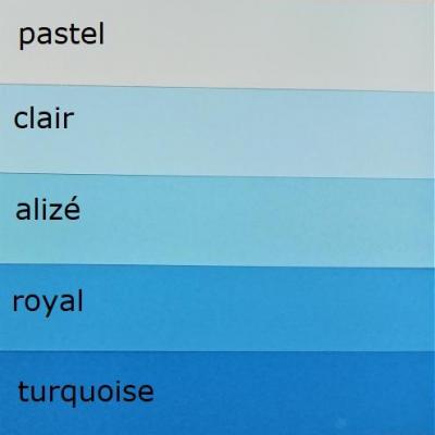 100 bandes de papier quilling assortiment BLEUS  - 160g 5 