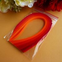 Assortiment orange rouge bande papier quilling loisirs creatifs 00