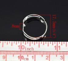 Bague support quilling a decorer ajustable alliage de fer diy customiser dimension taille