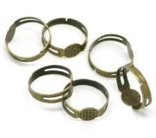 Bague support quilling a decorer ajustable alliage de fer diy customiser plusieurs bronze