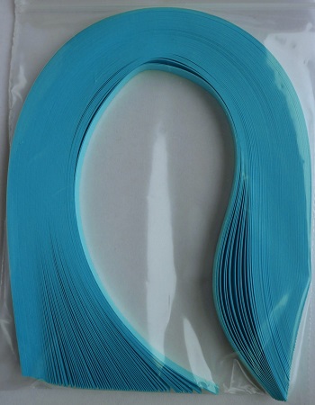 Bande de papier quilling loisirs creatifs bleu alize 02
