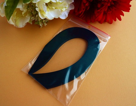 Bande de papier quilling loisirs creatifs noir 01