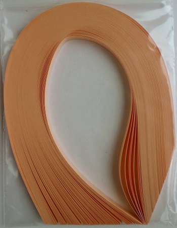 Bande de papier quilling loisirs creatifs orange saumon 02