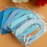 Bande papier quilling loisir creatif bleu 02