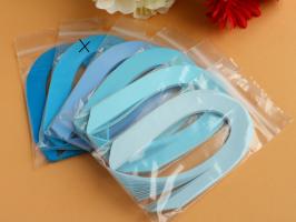 Bande papier quilling loisir creatif bleu 05