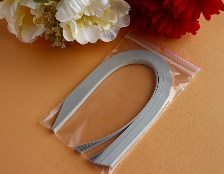 Bande papier quilling loisir creatif gris acier