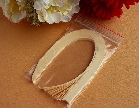 Bande papier quilling loisir creatif ivoire