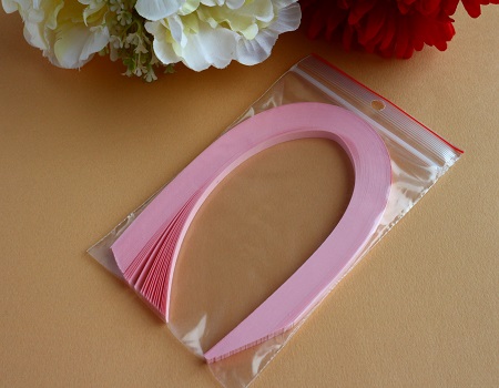 Bande papier quilling loisir creatif rose clair