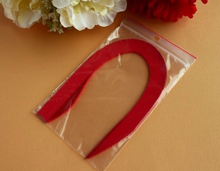 Bande papier quilling loisir creatif rouge groseille