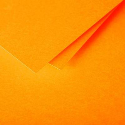 100 bandes de papier quilling ORANGE VIF  - 160g - 5mm
