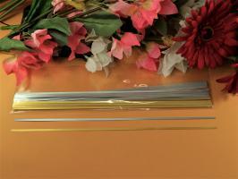 Bande papier quilling or argent 120g 3mm metallique brillant