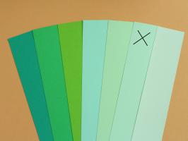 Bande papier quilling vert 02