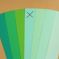 Bande papier quilling vert 04