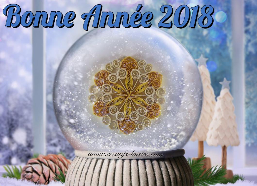 Bonne annee 2018 quilling loisir creatif eugenie 1