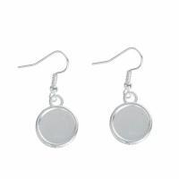 Boucles d oreilles bijoux support quilling crochet argent