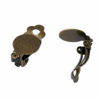 Boucles d oreilles dormeuse pince bronze support bijoux quilling sans rebord