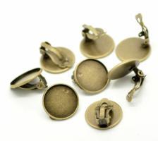 Boucles d oreilles dormeuse pince bronze support bijoux quilling vue dessous