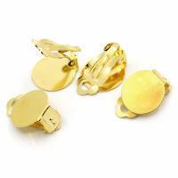 Boucles d oreilles dormeuse pince or support bijoux quilling vue dessous
