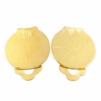 Boucles d oreilles dormeuse pince or support bijoux quilling