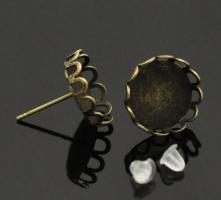 Boucles d oreilles puce bijoux support quilling clou fantaisie bronze