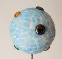 Kit mosaïque boule tuteur de jardin 