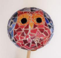 Kit mosaïque boule tuteur de jardin 