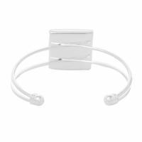 Bracelet carre support quilling plateau ajustable diy customiser decorer bijoux argent vue dessous
